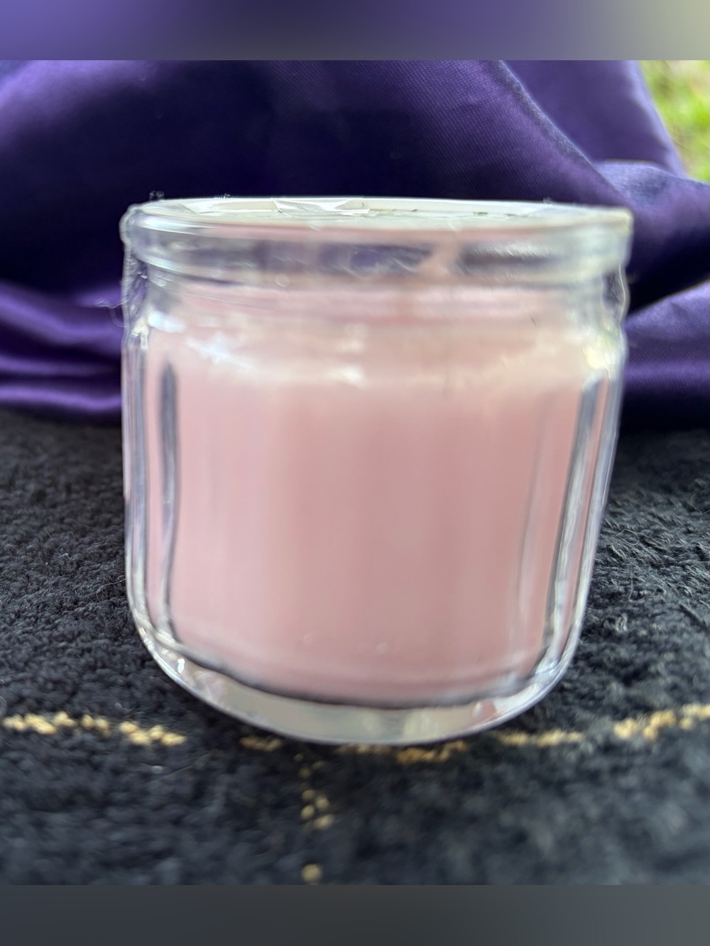 New & Sealed Small Pink Jar Candle